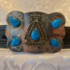 NWOT Nocona Western Belt, Hand-tooled Genuine Leather, Men’s 44